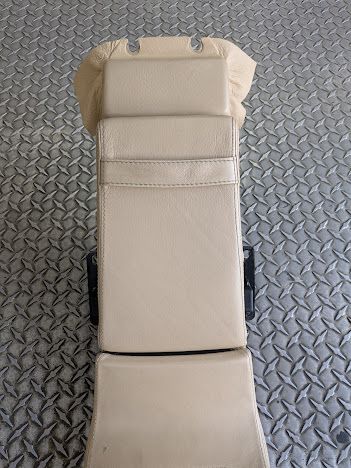FERRARI  456M REAR SEAT CENTER CONSOLE  ON LEATHER CREAM