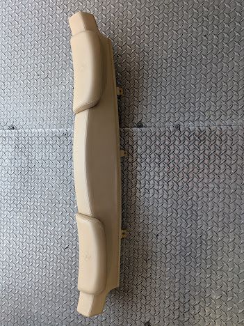FERRARI  456M REAR SEAT HEAD REST TRIM ON LEATHER CREAM