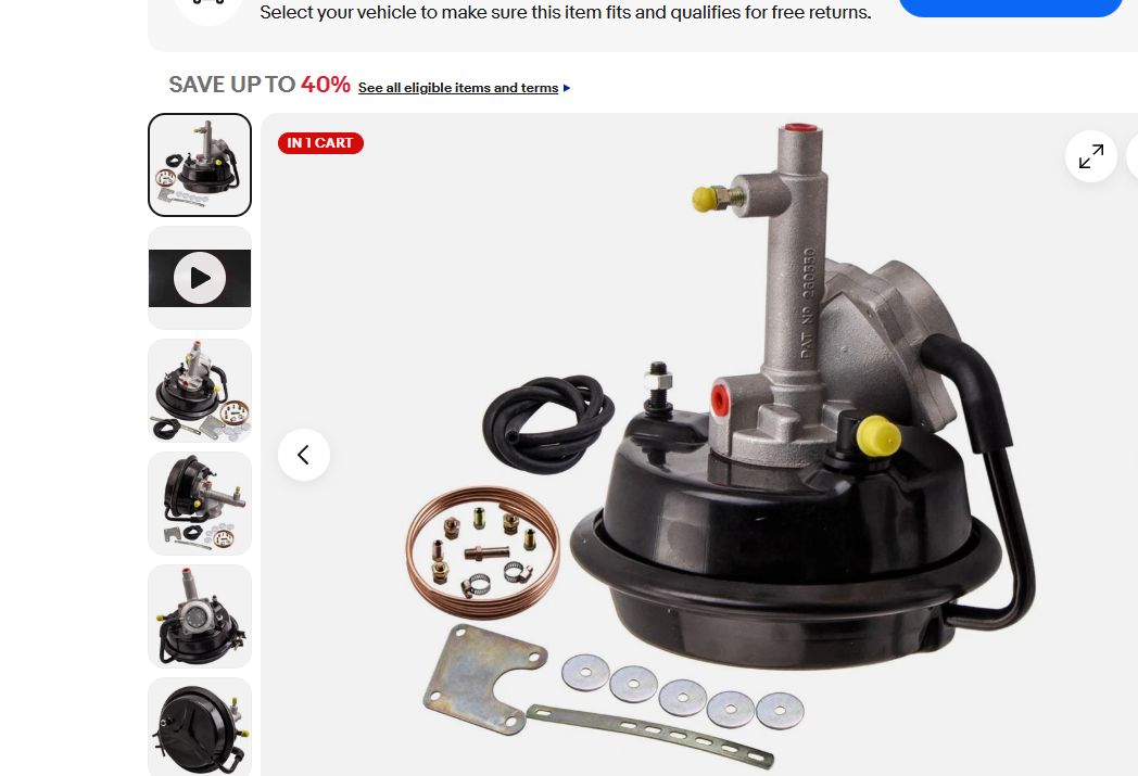 BRAKE SERVO JAG MASERATI NEW GIRLING