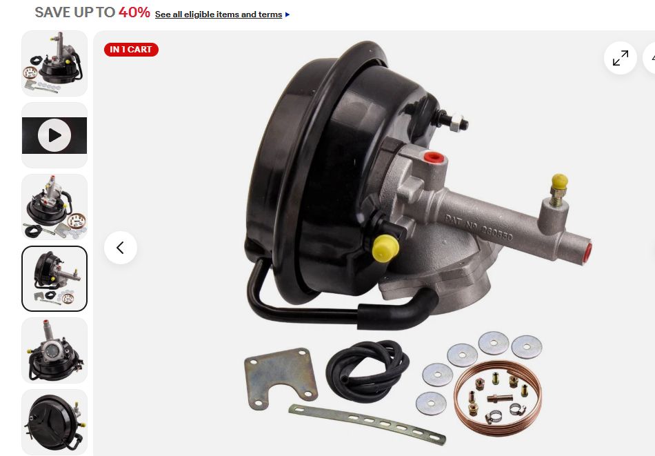 BRAKE SERVO JAG MASERATI NEW GIRLING