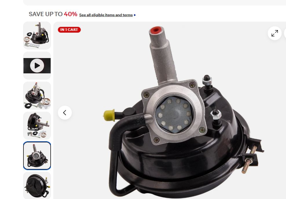 BRAKE SERVO JAG MASERATI NEW GIRLING