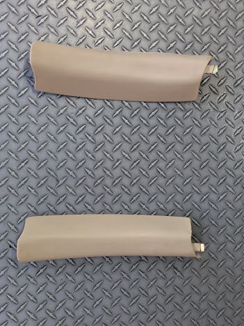 FERRARI  456M  INTERIOR TRIM "B" PILLAR COVER SET ON CREAM