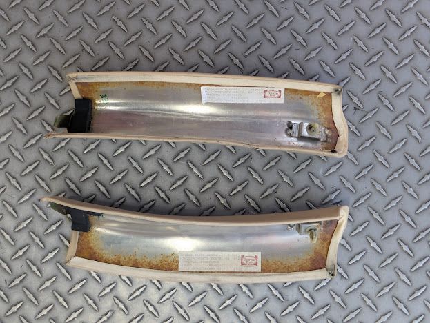 FERRARI  456M  INTERIOR TRIM "B" PILLAR COVER SET ON CREAM