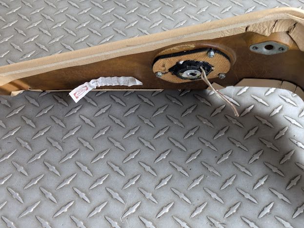 FERRARI  456M  INTERIOR TRIM "C" PILLAR COVER SET ON CREAM