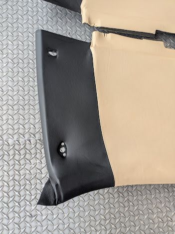 FERRARI  456M  HEAD LINER LEFT AND RIGHT CREAM AND BLACK