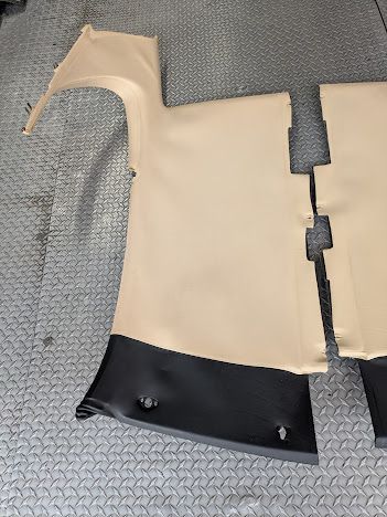 FERRARI  456M  HEAD LINER LEFT AND RIGHT CREAM AND BLACK