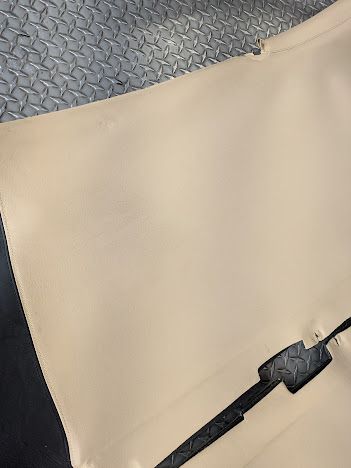 FERRARI  456M  HEAD LINER LEFT AND RIGHT CREAM AND BLACK