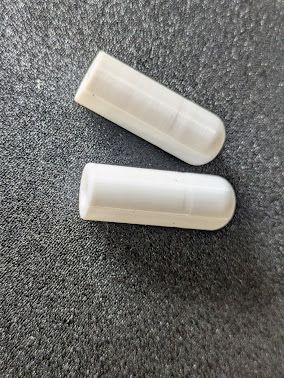 FERRARI 330 GT GTC 365 PART SUN VISOR GOUMMET END PLUG  PAIR