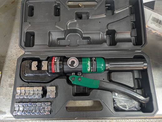 HYDRAULIC ELECTRICAL TERMINAL CRIMPER TOOL CABINET1