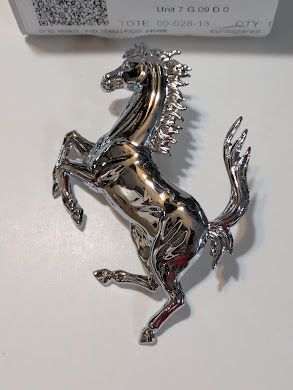 FERRARI 360 PARTS Ferrari Cavallino rampante REAR HORSE 64865600 120MM
