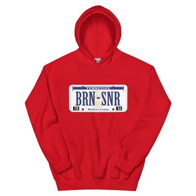 BRN SNR Titan License Plate Hoodie