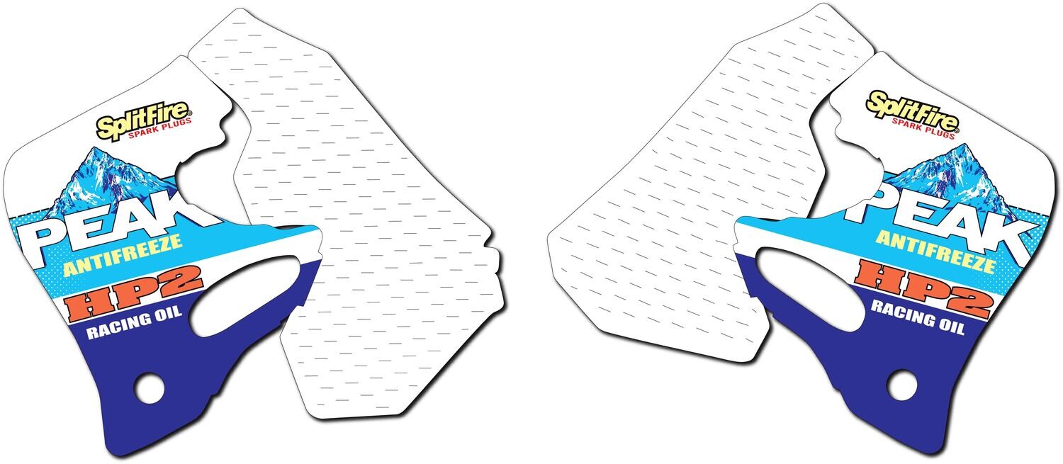 1990 - 1997 Honda Retro Team Peak Shroud Graphics
