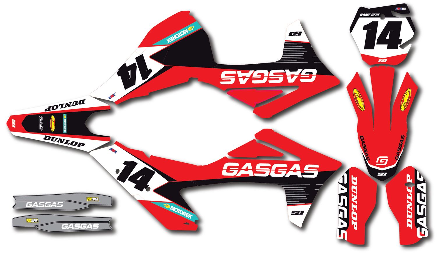GasGas PIN-STRIPE SERIES