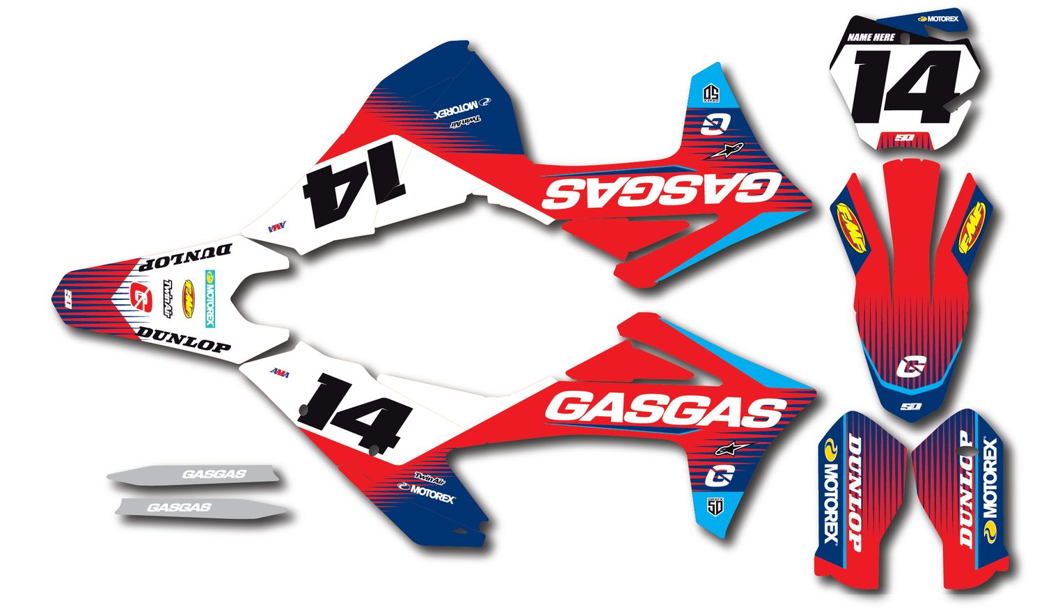 GasGas ON-POINT BLUE SERIES