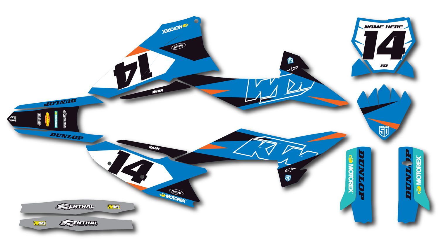 KTM SLASH 2025 SERIES BLUE