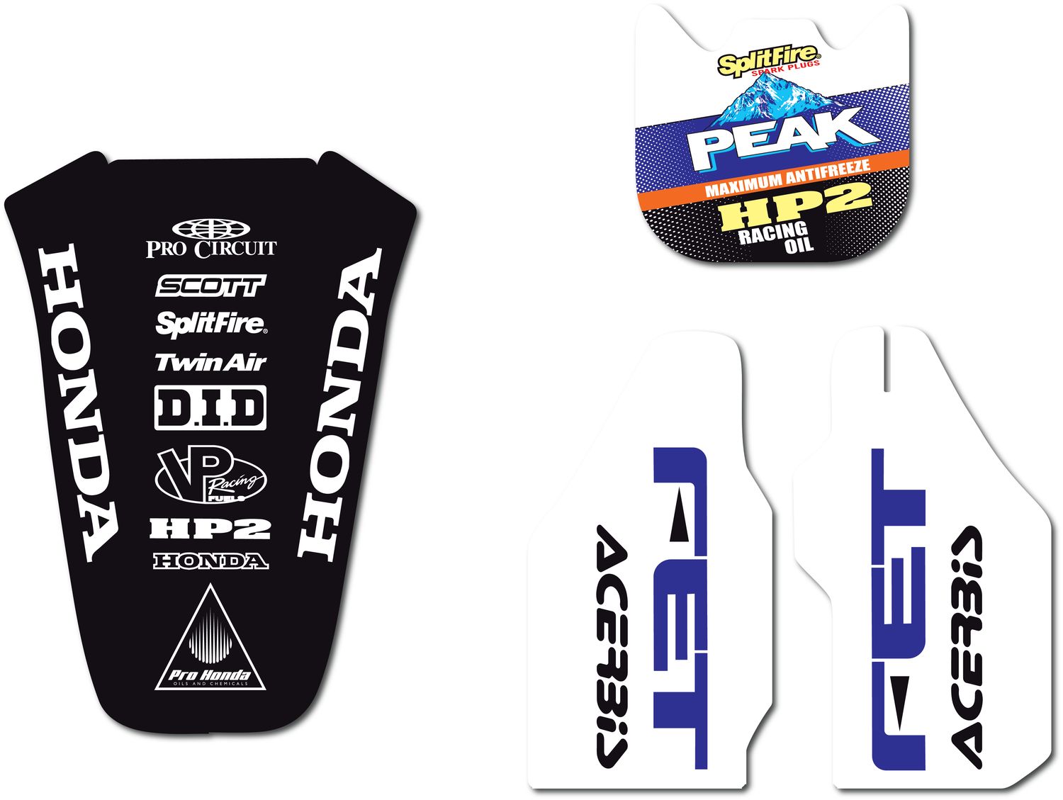 CR250 1990-1991 CR125 1991-1992 PEAK STYLE TRIM KIT
