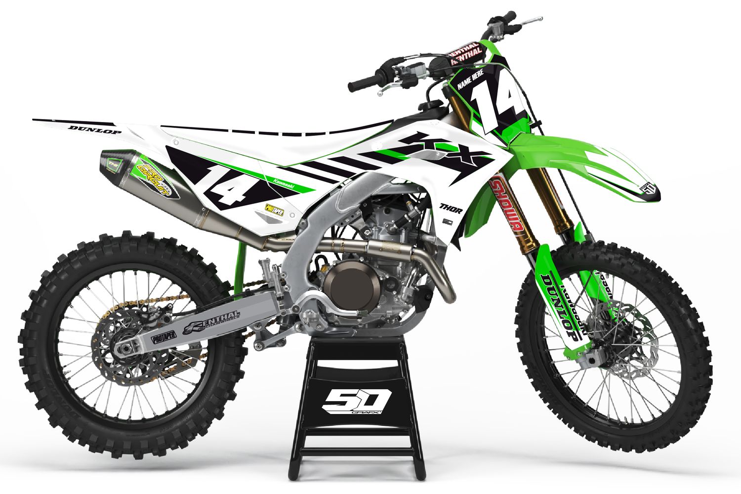 Kawasaki 2025 PRO Series WHITE