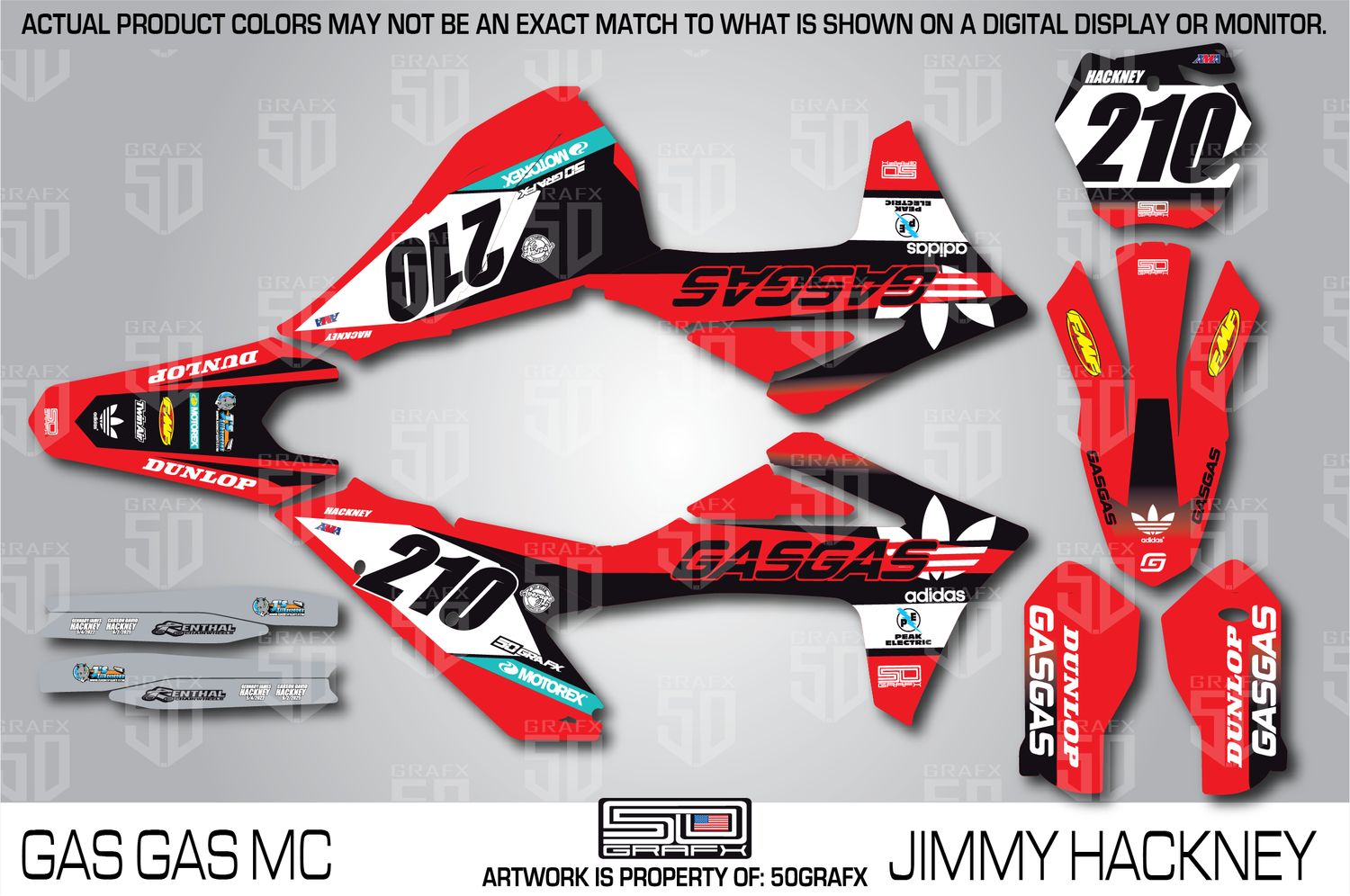 2021-2023 MC450 CUSTOM GRAPHICS AND PLASTICS &quot;HACKNEY&quot;