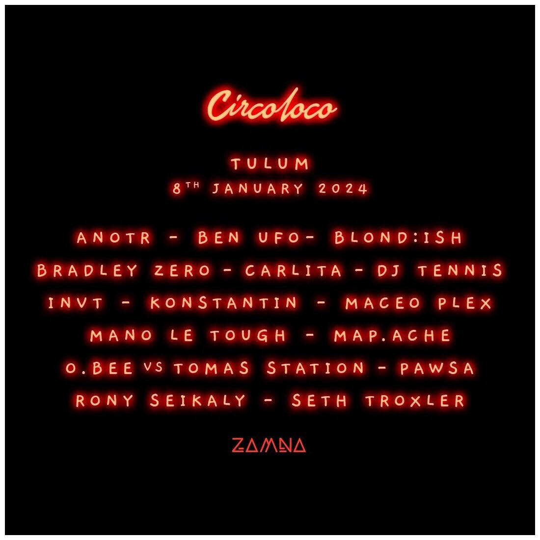 CIRCOLOCO General Zamna Tulum 2024