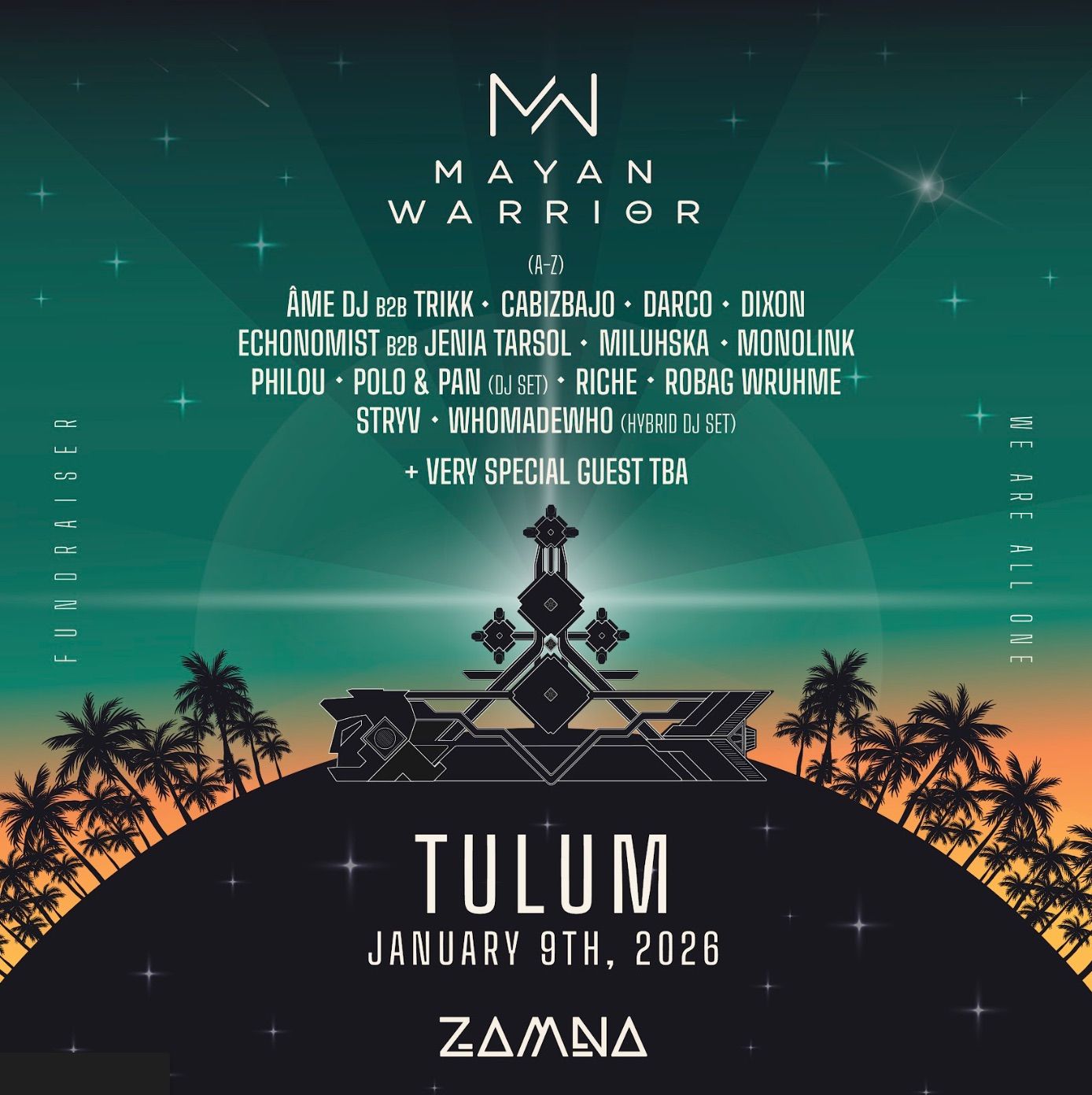 MAYAN WARRIOR- General Multipass Zamna Tulum 2026