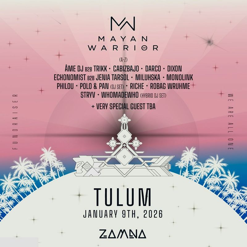 MAYAN-WARRIOR-January 09-VIP Tables-Zamna Festival Tulum 2026