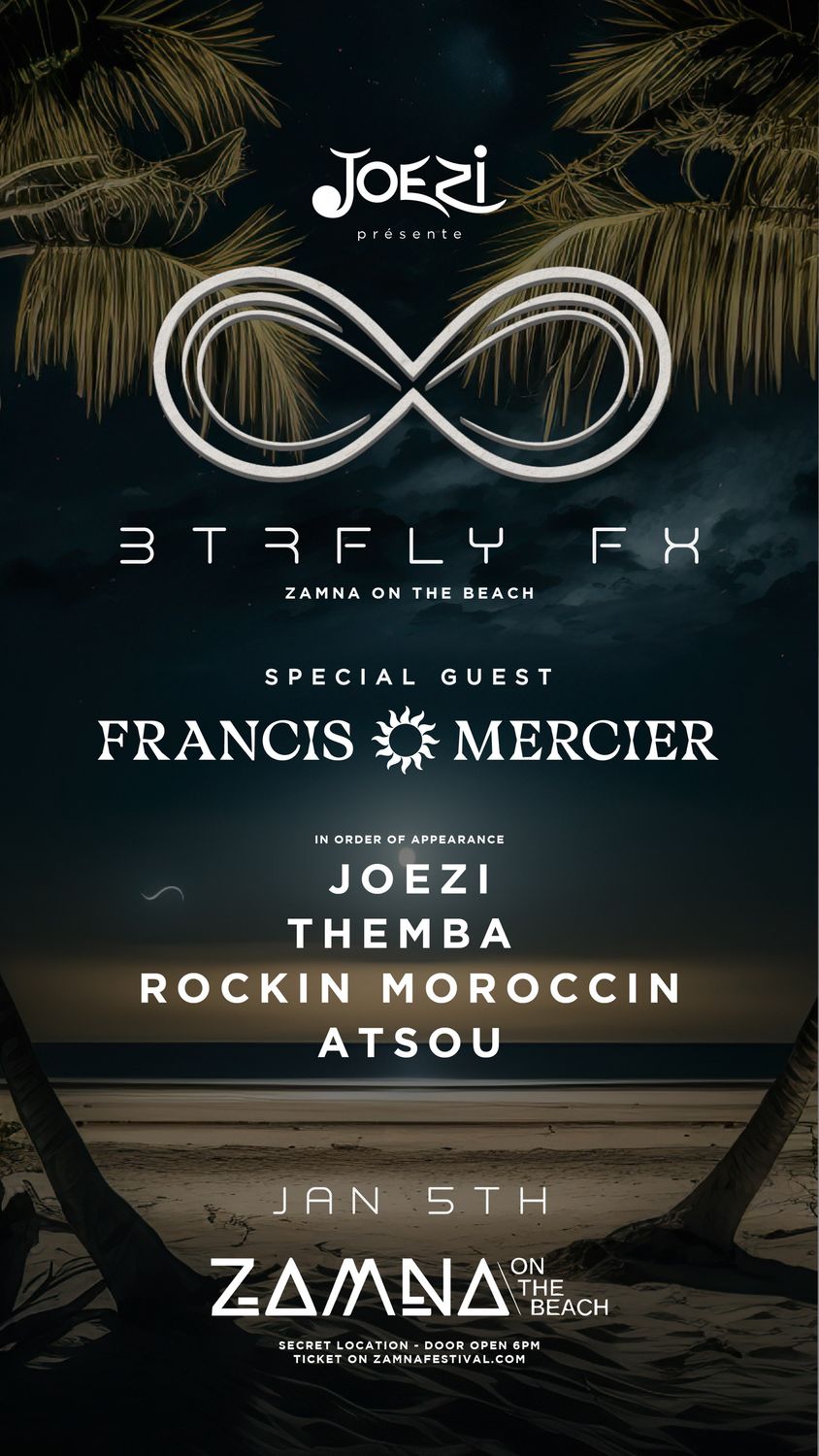 Mercier, Themba &amp; Joezi-January 05-General-Zamna on the Beach Tulum 2026
