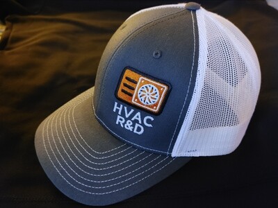 Charcoal and White Richardson 112 Trucker