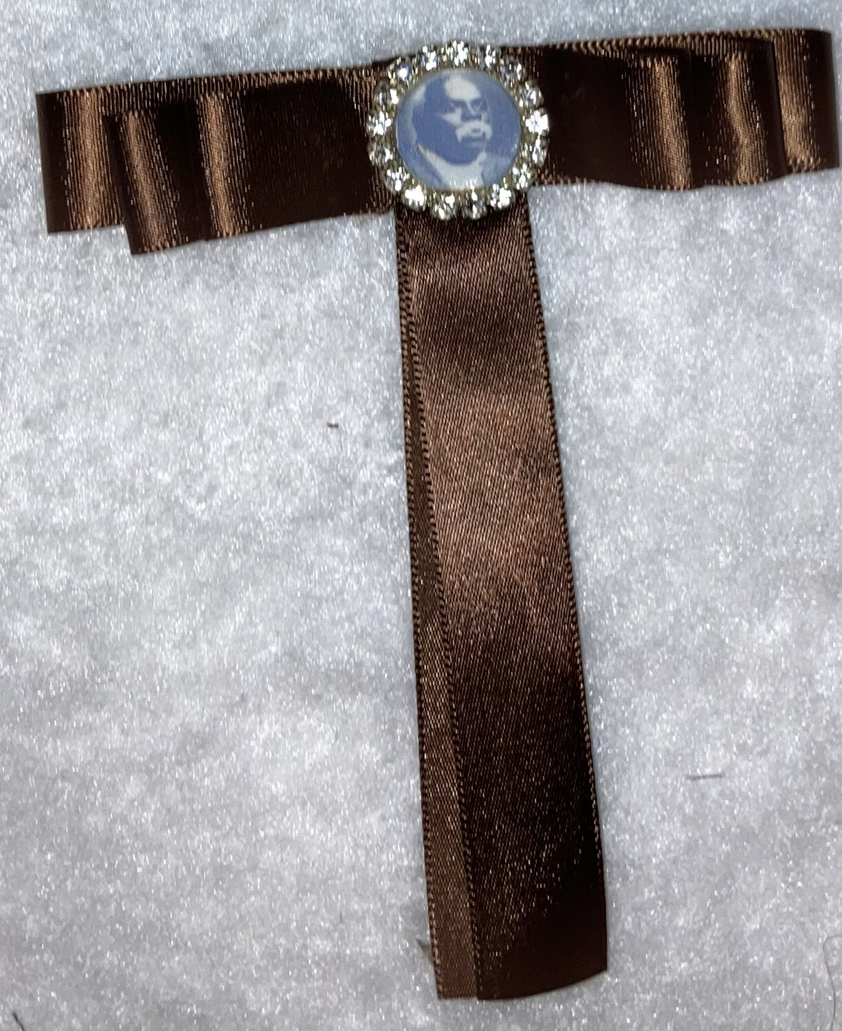 Infant/Toddler Brown Tie Satin