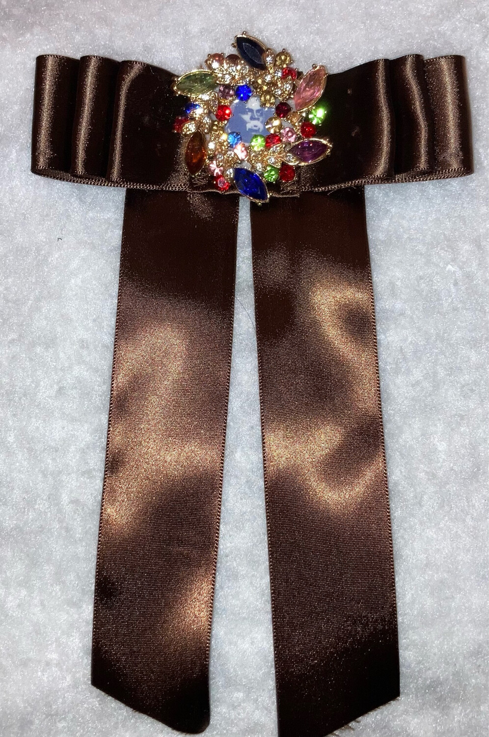 Satin Brown Tie