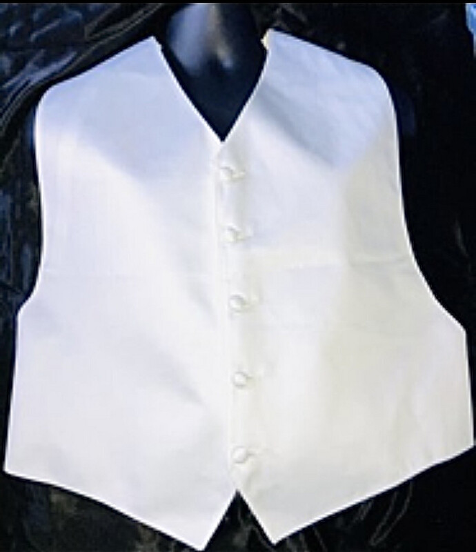 Satin 5 Button Vest