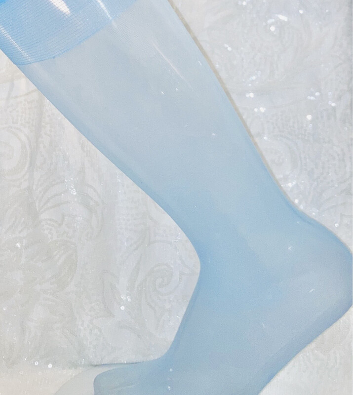 Blue Knee Highs