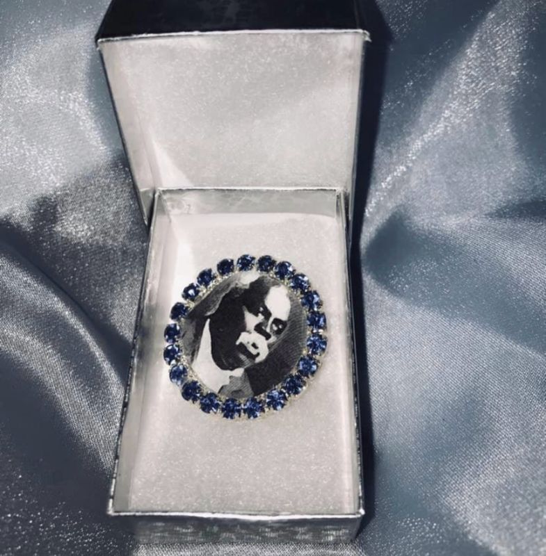 Blue Prophet Pin Silver Base