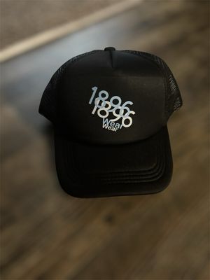 Black 1896 SnapBack Mesh Hat 