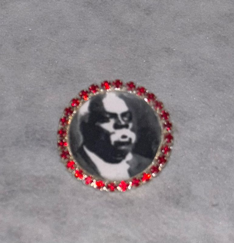 Red Diamond Silver Base Prophet Pin