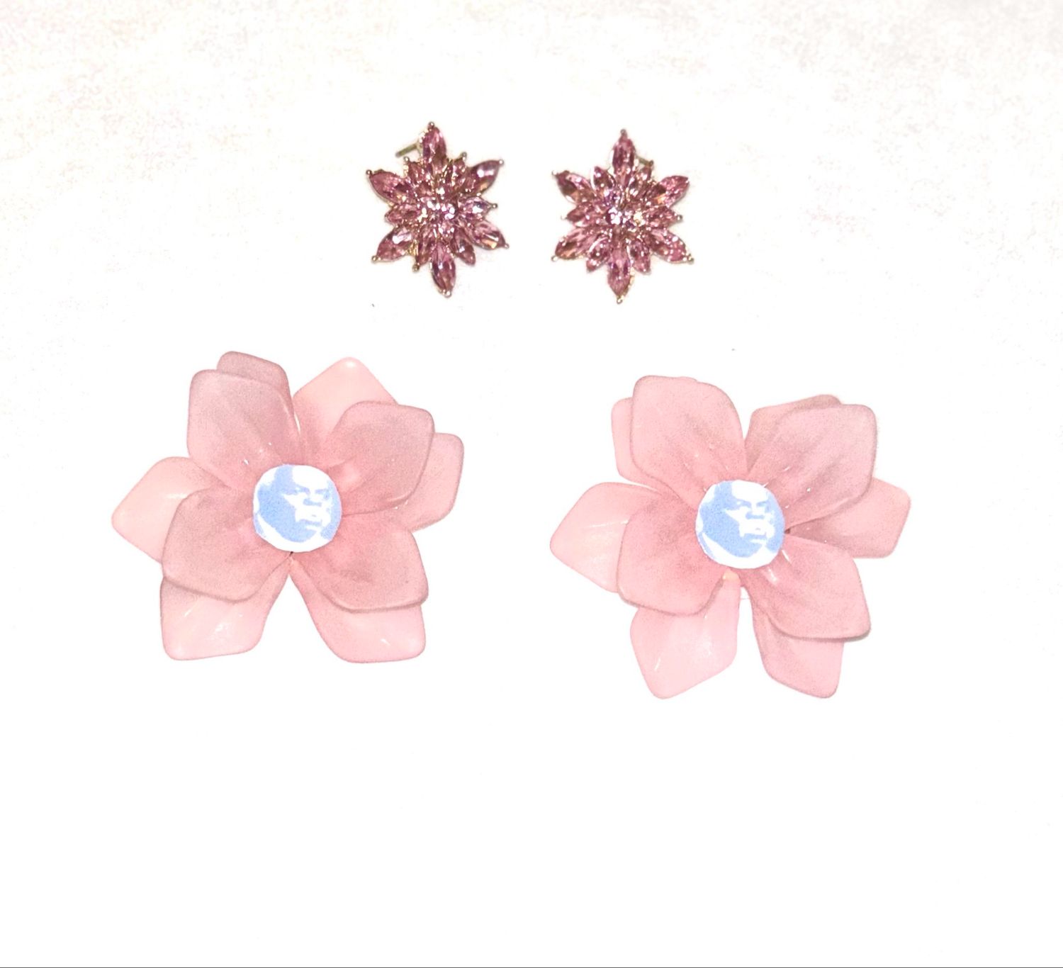 Pink Flower Prophet Pin Set