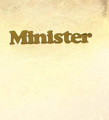 Minister Pin(Gold)