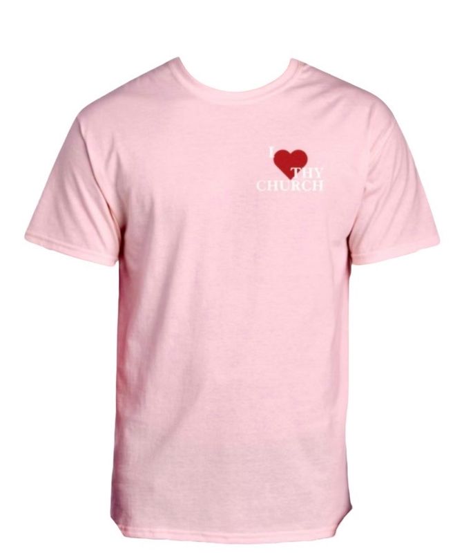 Pink I Love Thy Church Shirt(Unisex)