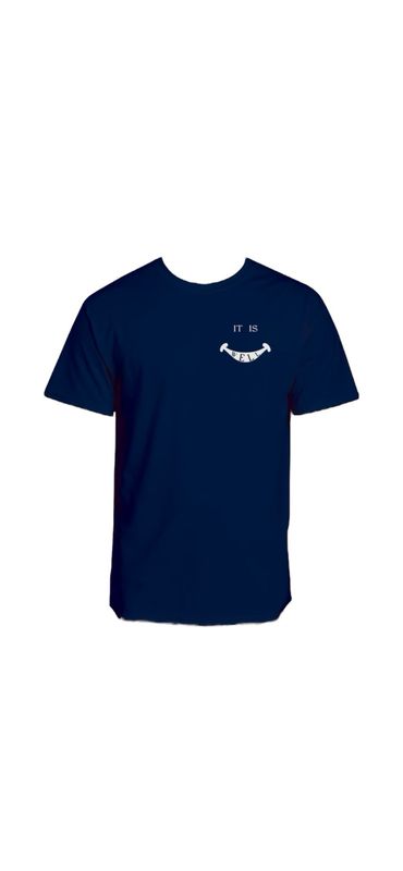 Navy Blue It Is Well T-Shirt(Unisex)