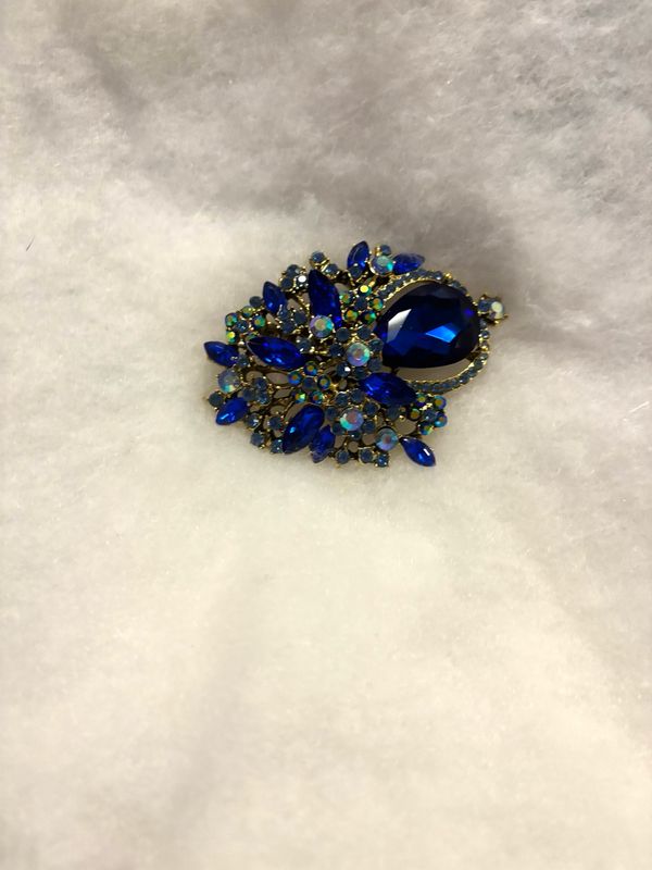Blue Brooch