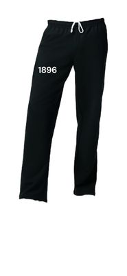Black 1896 Relaxed Fit Sweatpants(Unisex)