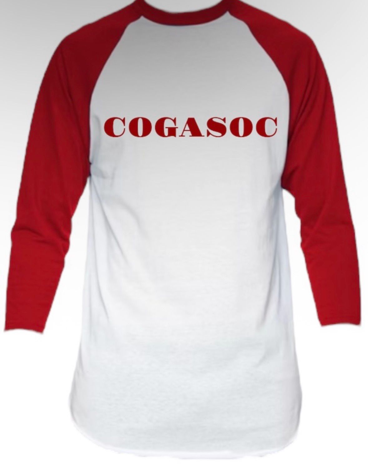 Red Cogasoc 3/4 Sleeve Shirt(Unisex)