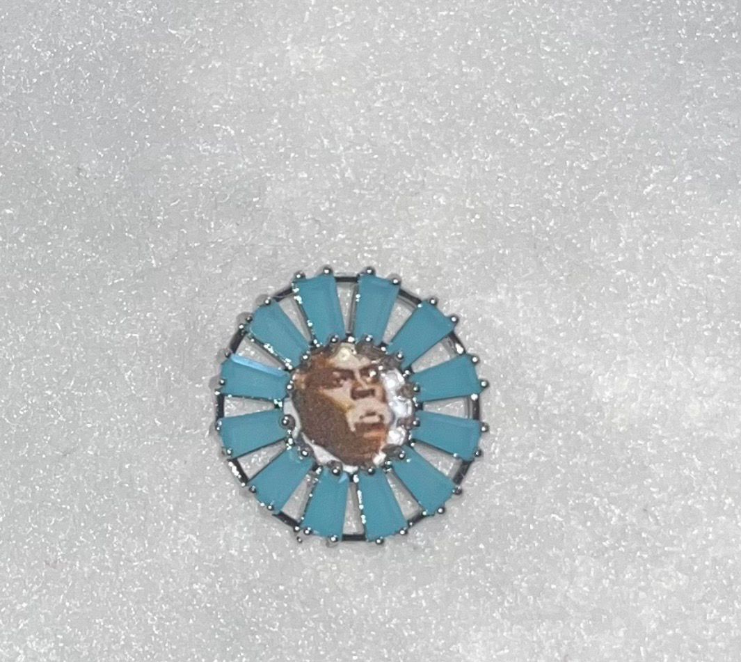 Small Light Blue Prophet Pin