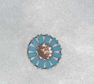 Small Light Blue Prophet Pin