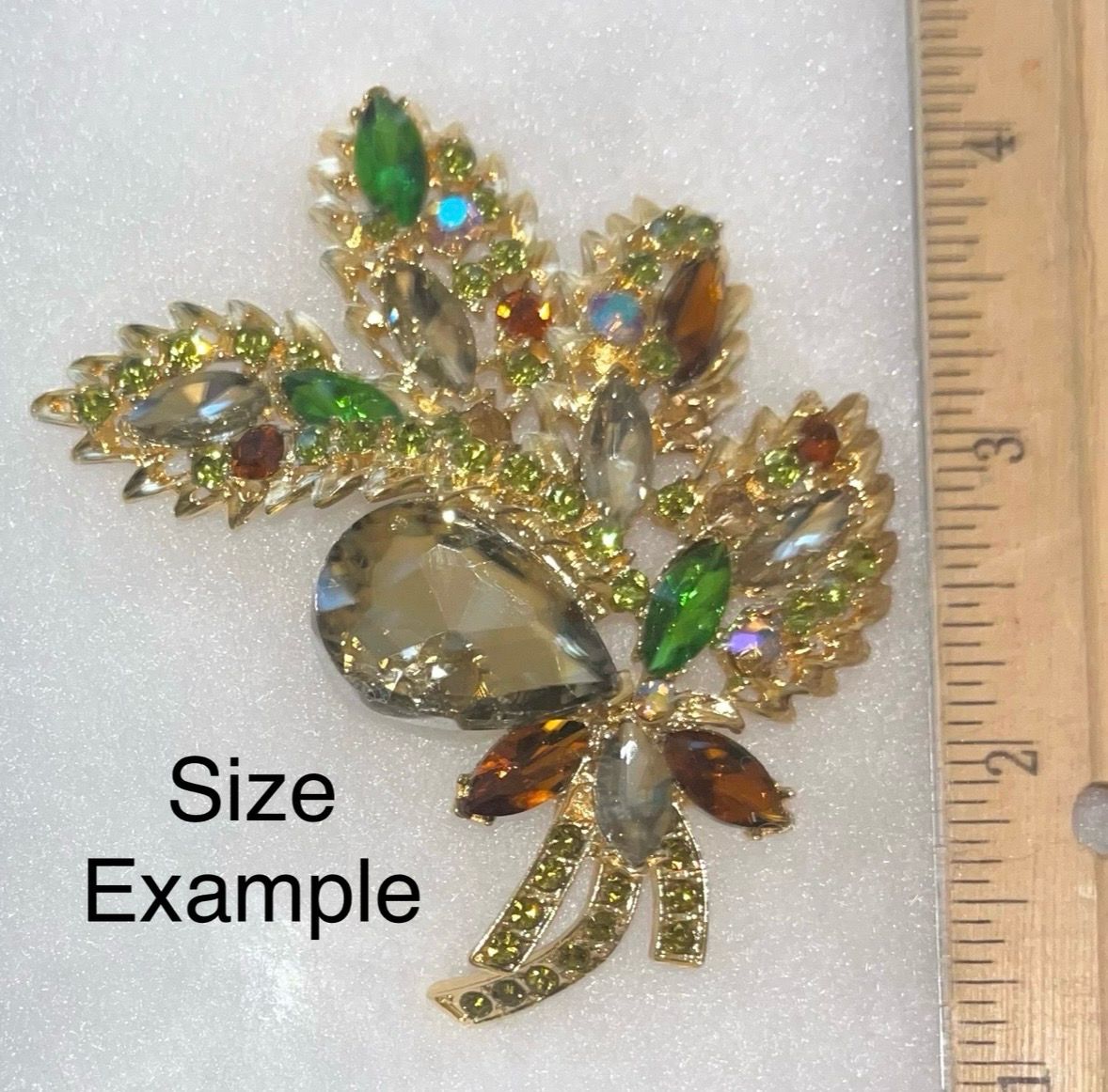 Brown/Green Mix Brooch
