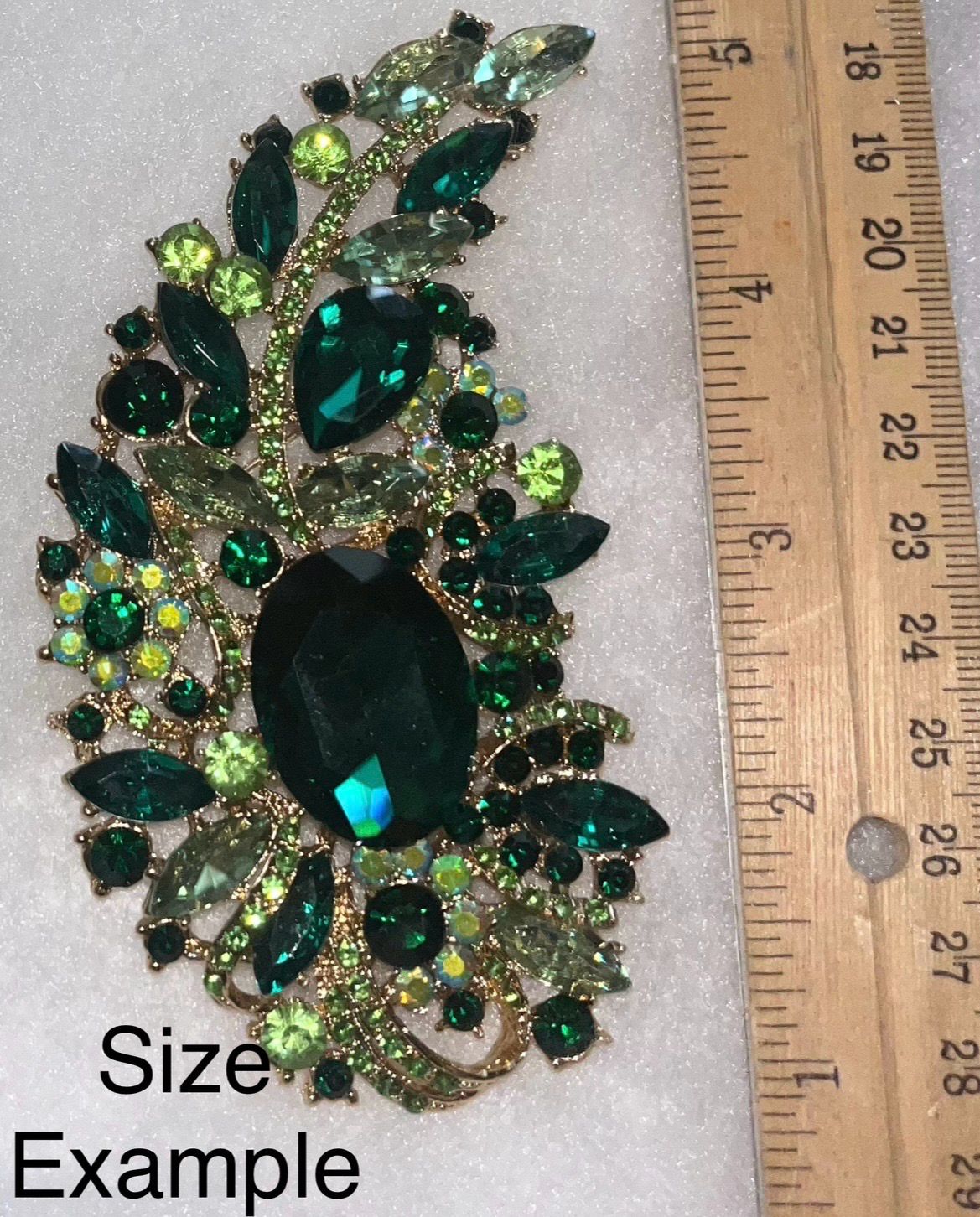 Large Green Brooch