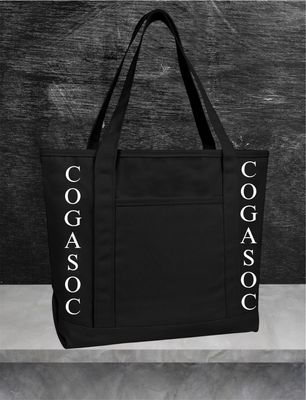 Black Cogasoc Tote Bag