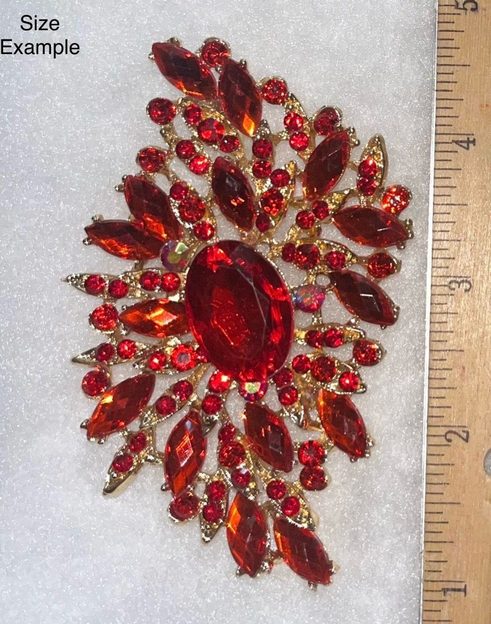 Red Brooch