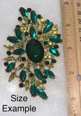 Green Brooch Pin