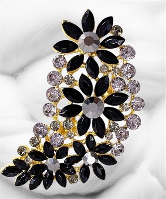Black Diamond Brooch