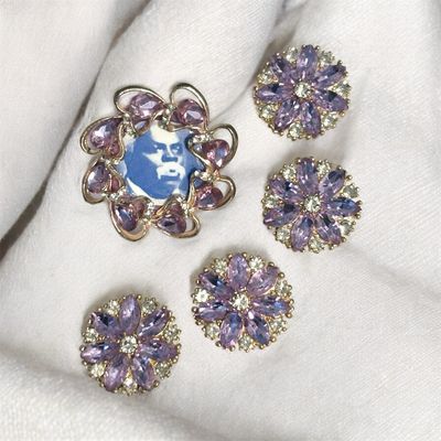 Lavender Button Cover Set